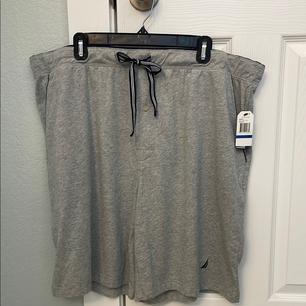 NWT Nautica Men's Grey Pajama Shorts